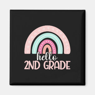 Hello Second Grade Back To School 2nd Grade Teache Magnet