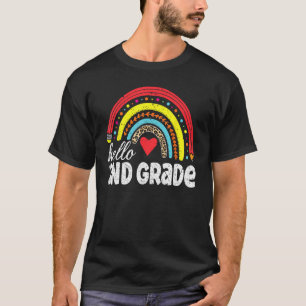 Hello Second Grade Back To School 2nd Grade Teache T-Shirt