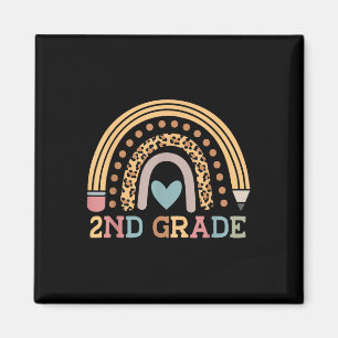 Hello Second Grade Back To School First Day Of Sch Magnet