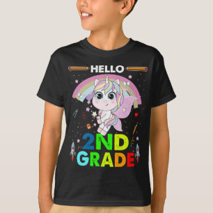 Hello Second Grade T-Shirt 2nd Grade Back To Schoo