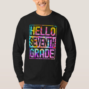 Hello Seventh Grade Back to School 7th Grade Teach T-Shirt