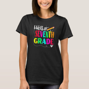 Hello Seventh Grade Back To School T-Shirt