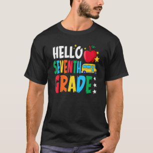 Hello Seventh Grade Team 7th Grade Back To School T-Shirt