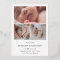 Hello Simple Gold Foil Photo Birth Announcement