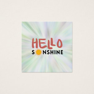 Hello Sonshine, Sun Rays, Summer vibes