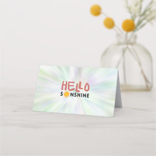 Hello Sonshine, Sun Rays, Summer vibes Loyalty Card