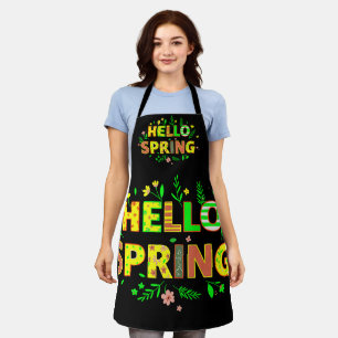Hello Spring Apron