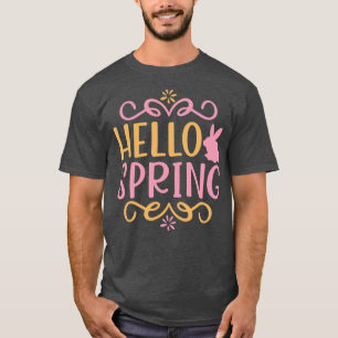 Hello Spring Bunny  T-Shirt