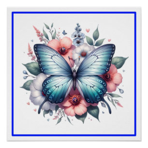 Hello Spring Butterfly-96282 Poster