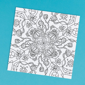 Hello Spring: Colour Your Own Flower