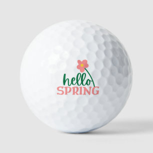 Hello Spring Golf Balls