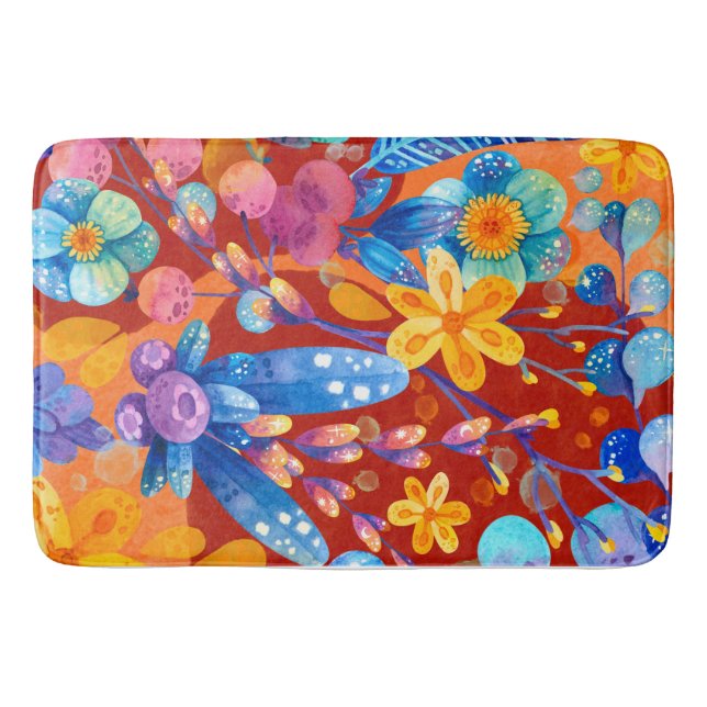 Hello Spring Happiness Time Bath Mat (Front)