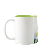 Hello Spring – Pastel Birdhouse and Yellow Tulips