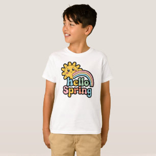 Hello Spring: Sun, Rainbow and Good Mood T-Shirt