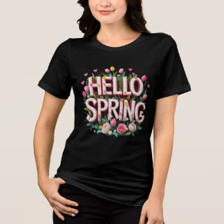 Hello Spring Tri-Blend Shirt