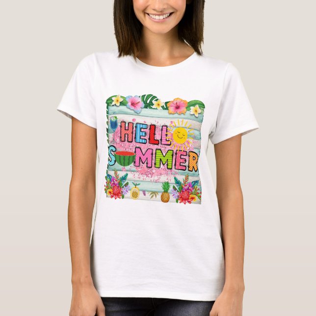 Hello Summer_2 T-Shirt (Front)