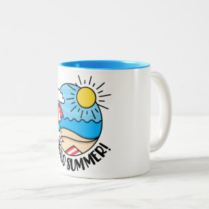 Hello Summer 2 Two-Tone Coffee Mug