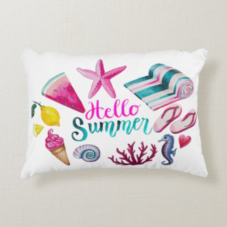 Hello Summer Accent Pillow
