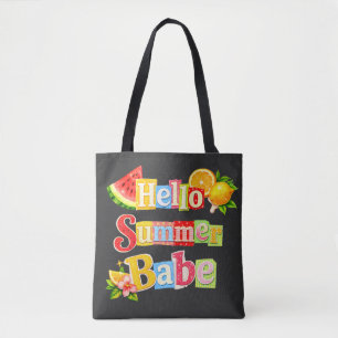 Hello Summer babe Tote Bag