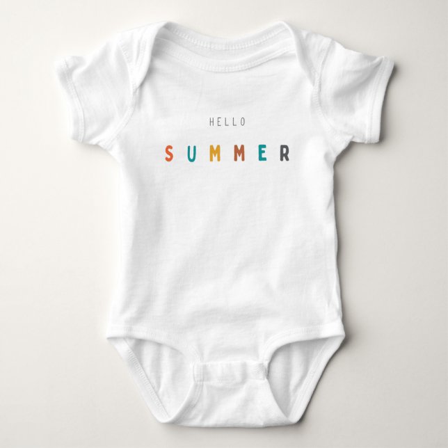 hello summer. Baby Bodysuits & One-Pieces (Front)