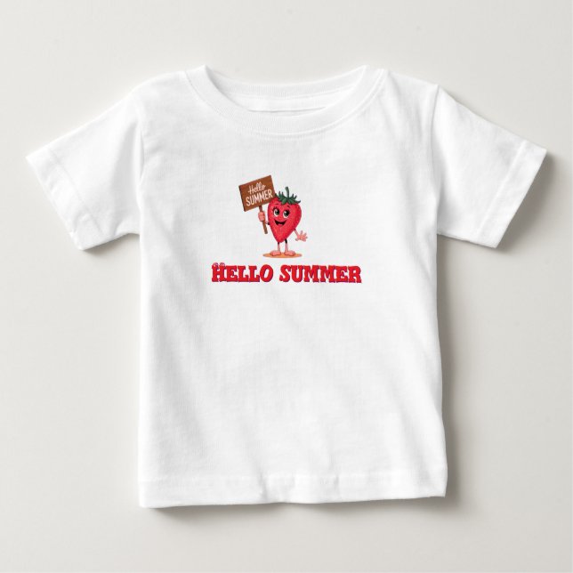 Hello summer  baby T-Shirt (Front)