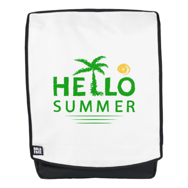 Hello Summer Backpack (Front)