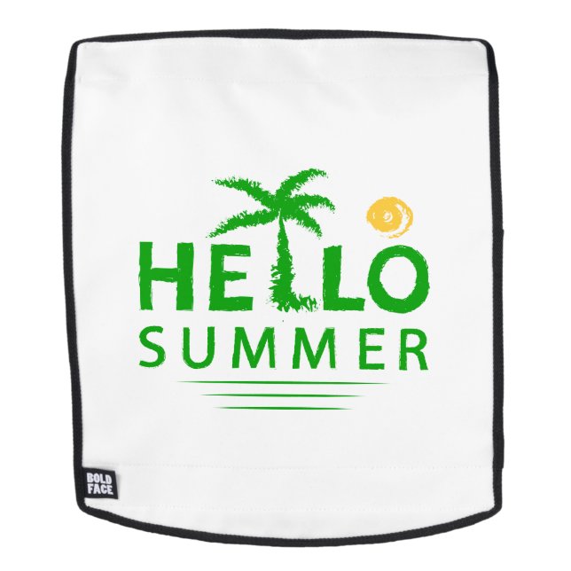 Hello Summer Backpack (Removable Face)