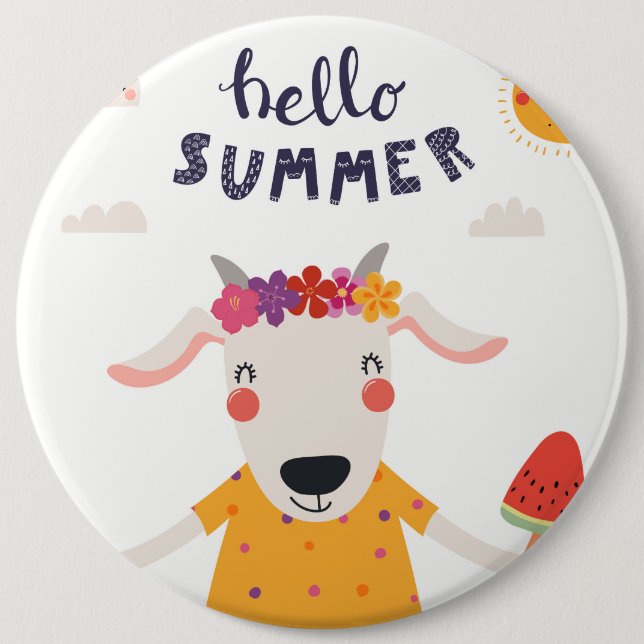 Hello Summer Badge (Front)