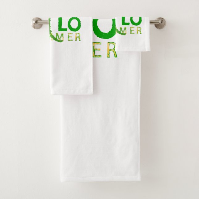 Hello Summer Bath Towel Set (Insitu)