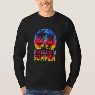 Hello Summer Beach Tie Dye Vacation For Men Women T-Shirt