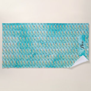 Hello Summer Beach Towel