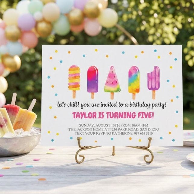 Hello Summer Birthday Party Holiday Card (Creator Uploaded)