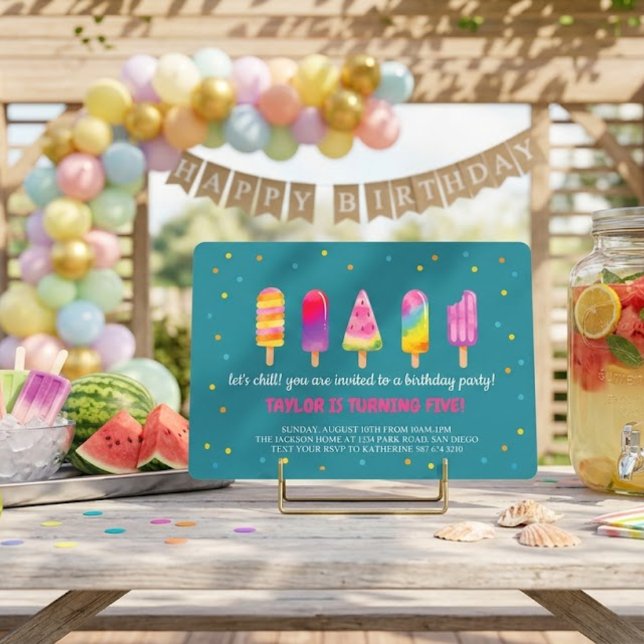 Hello Summer Birthday Party Invitation (Creator Uploaded)