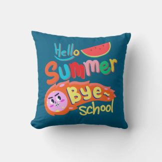 Hello Summer Bye School Cushion