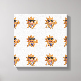 Hello summer canvas print