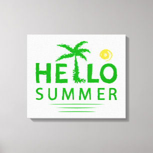 Hello Summer Canvas Print