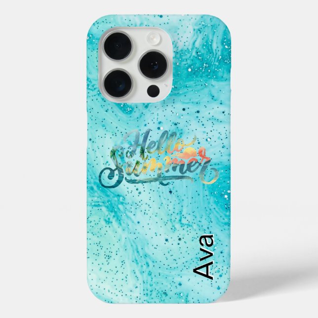 Hello Summer Case-Mate iPhone Case (Back)