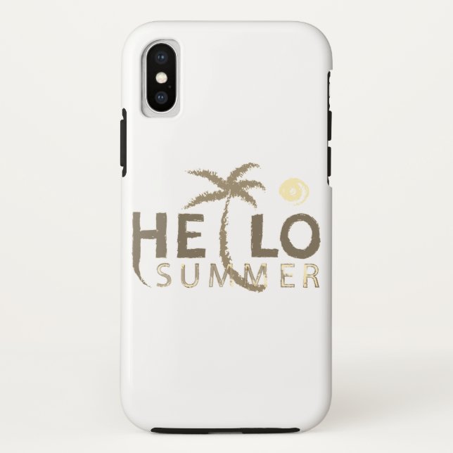 Hello Summer Case-Mate iPhone Case (Back)