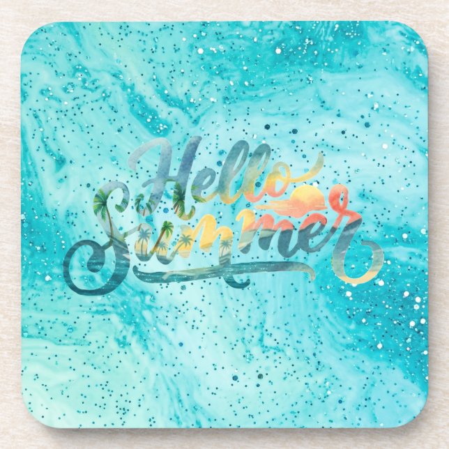 Hello Summer Coaster (Front)