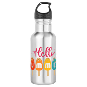Hello Summer Colorful Popsicle 532 Ml Water Bottle