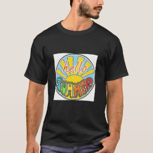 Hello Summer Colorful Summer Vibes Design T-Shirt