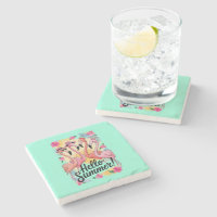 Hello Summer Cute Flamingo Beach Vacation Tropical
