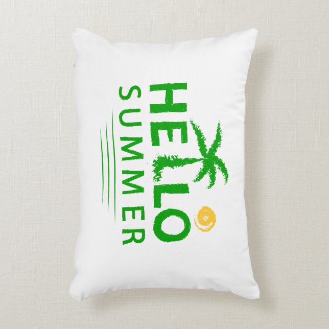 Hello Summer Decorative Cushion (Front(Vertical))