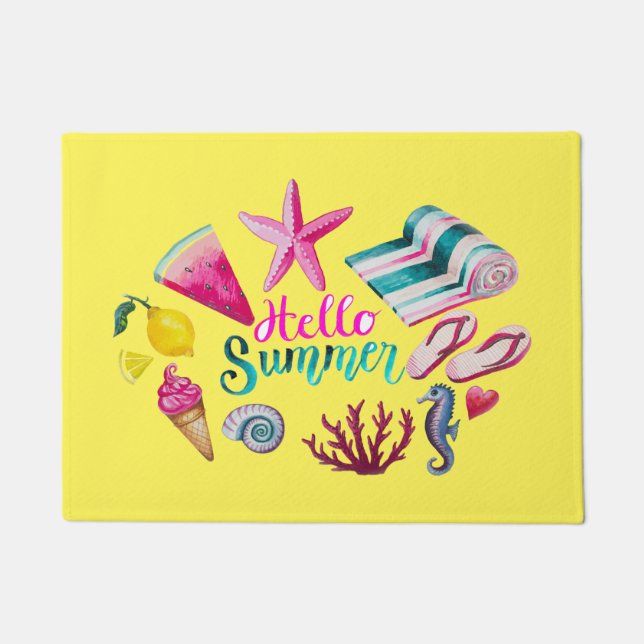 Hello, Summer Doormat (Front)