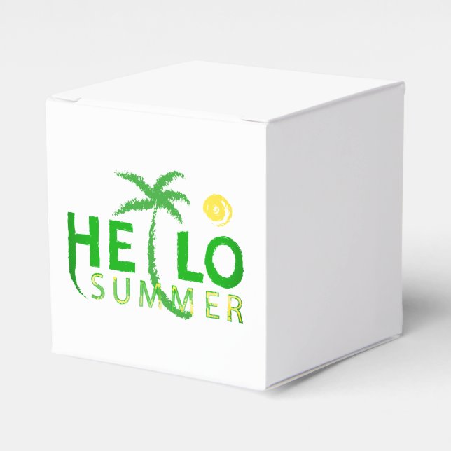 Hello Summer Favour Box (Front Side)