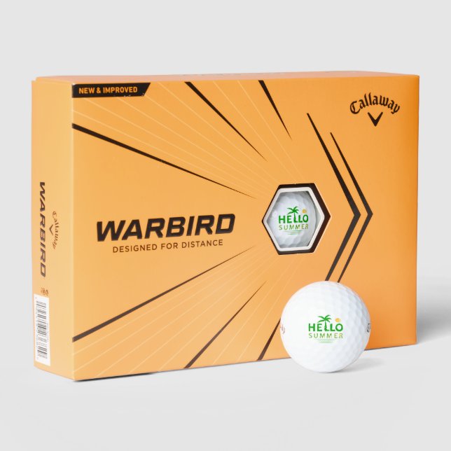 Hello Summer Golf Balls (Packaging)