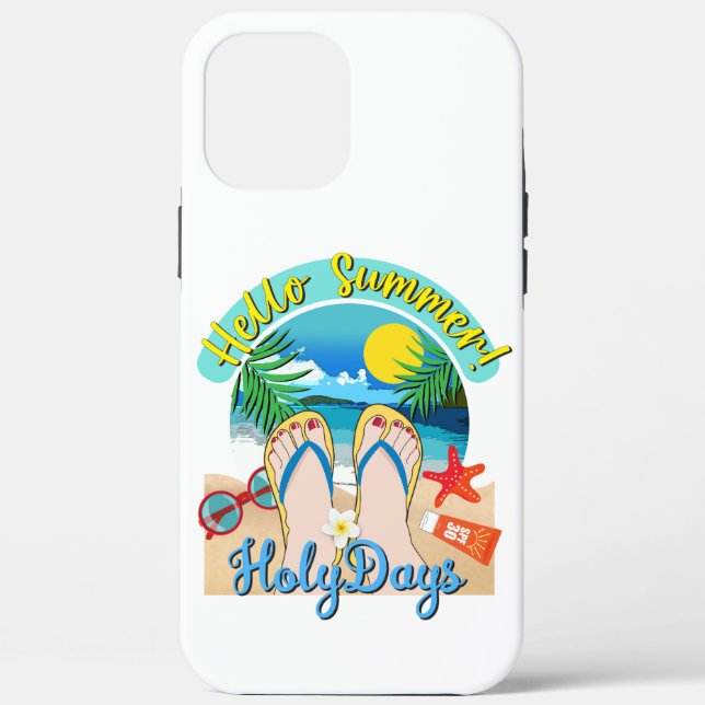 Hello Summer - HolyDays  Case-Mate iPhone Case (Back)