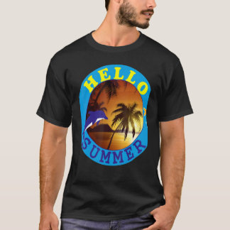 Hello Summer Ice Cream Family Vacation Popsicle Ic T-Shirt
