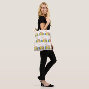 hello summer ice cream tote bag