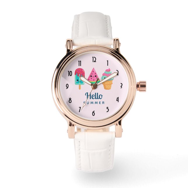 Hello Summer Ice Cream Trio  Watch (Front)